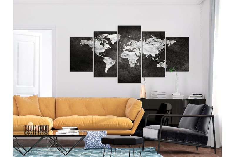 Tavla Dark World 5 Parts Wide 200x100 - Artgeist sp. z o. o. - Inredning & dekor - Tavlor & konst - Canvastavla