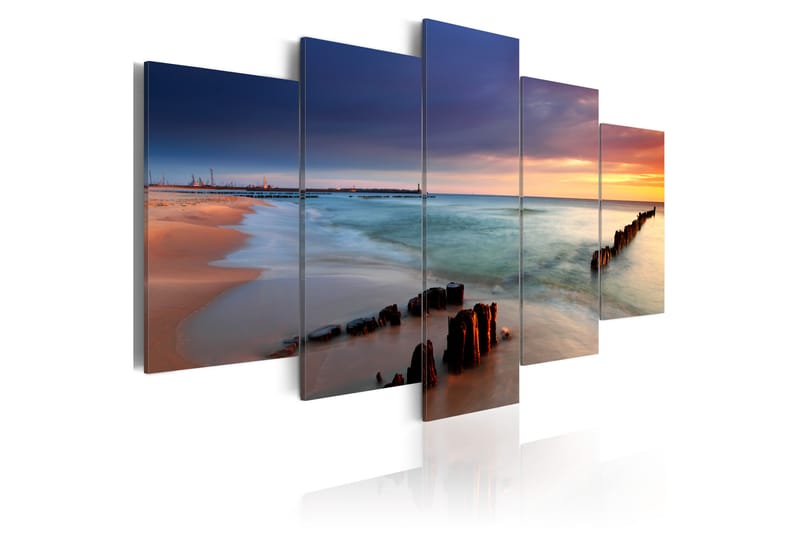 Tavla Dawn By The Sea 200X100 Flerfärgad - Artgeist sp. z o. o. - Inredning & dekor - Tavlor & konst - Canvastavla