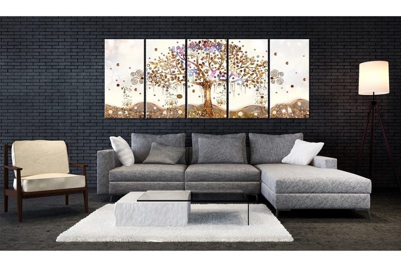 Tavla Dazzling Tree 225x90 - Artgeist sp. z o. o. - Inredning & dekor - Tavlor & konst - Canvastavla