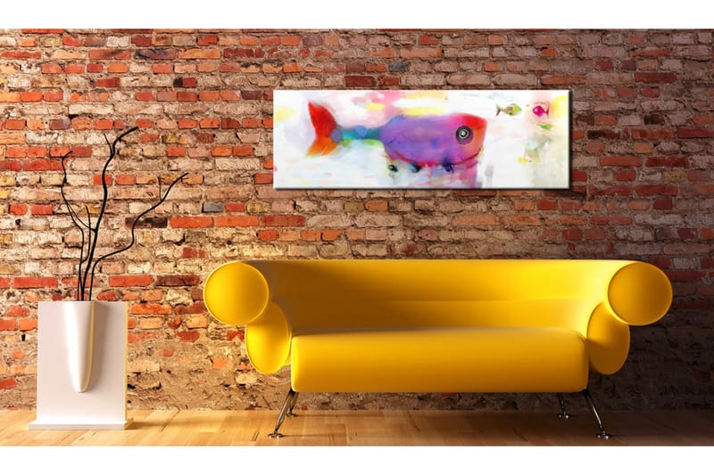 Tavla Deep-Sea Fishes 120x40 - Artgeist sp. z o. o. - Inredning & dekor - Tavlor & konst - Canvastavla