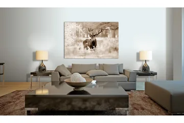 Tavla Deer In Sepia 90x60 - Artgeist sp. z o. o. - Inredning & dekor - Tavlor & konst - Canvastavla
