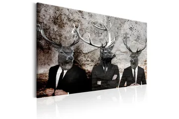 Tavla Deer in Suits 120x80 - Artgeist sp. z o. o. - Inredning & dekor - Tavlor & konst - Canvastavla