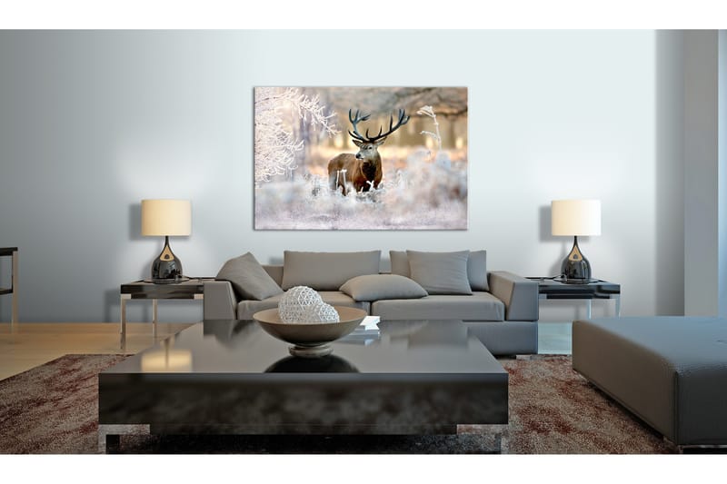Tavla Deer In The Cold 120x80 - Artgeist sp. z o. o. - Inredning & dekor - Tavlor & konst - Canvastavla