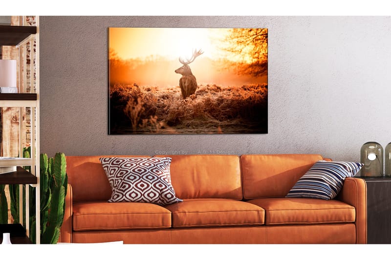 TAVLA Deer in the Sun 90x60, Artgeist sp. z o. o.