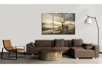 Tavla Deer with a tree-like antlers 90x60 - Artgeist sp. z o. o. - Inredning & dekor - Tavlor & konst - Canvastavla