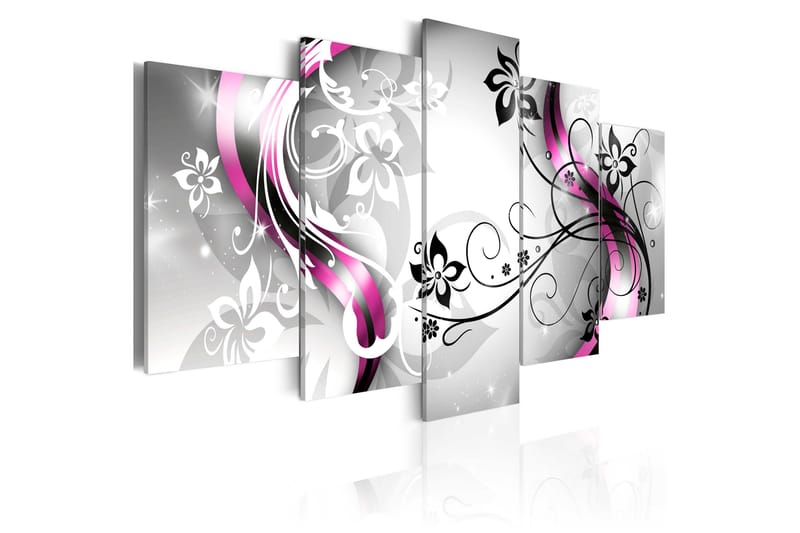 Tavla Delicate Elegance 200X100 Rosa|Vit, Artgeist sp. z o. o.