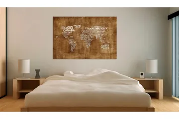 Tavla Den förlorade karta 120x80 - Artgeist sp. z o. o. - Inredning & dekor - Tavlor & konst - Canvastavla