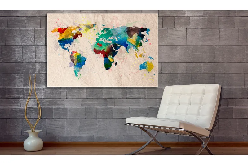 Tavla Den Värld Av Färger 60x40 - Artgeist sp. z o. o. - Inredning & dekor - Tavlor & konst - Canvastavla