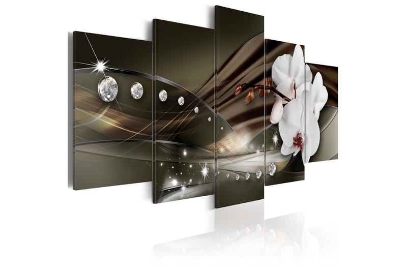 Tavla Diamond Spots 100X50 Vit, Artgeist sp. z o. o.