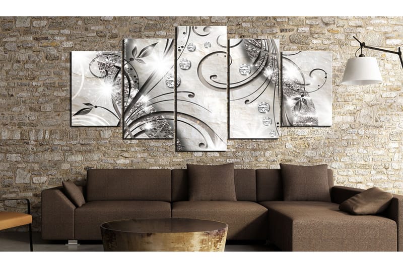 Tavla Diamond Twig 200X100 Vit - Artgeist sp. z o. o. - Inredning & dekor - Tavlor & konst - Canvastavla