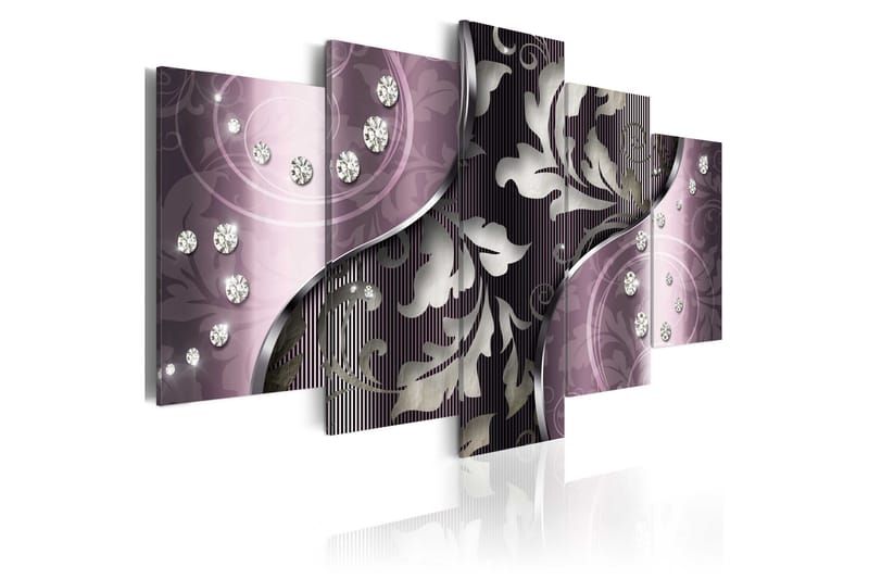 Tavla Diamonds 100X50 Lila - Artgeist sp. z o. o. - Inredning & dekor - Tavlor & konst - Canvastavla