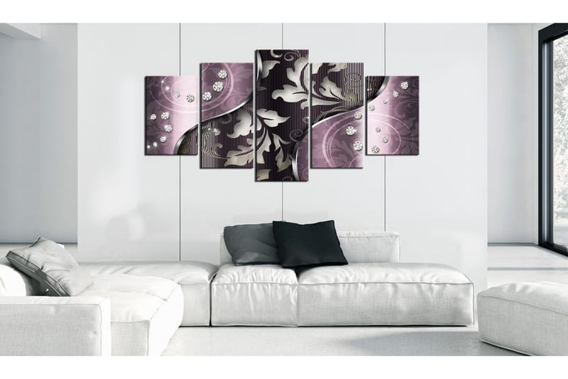 Tavla Diamonds 100X50 Lila - Artgeist sp. z o. o. - Inredning & dekor - Tavlor & konst - Canvastavla