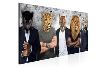 Tavla Different Faces (1 Part) Wide 120x60 - Artgeist sp. z o. o. - Inredning & dekor - Tavlor & konst - Canvastavla