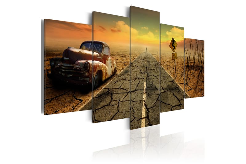 Tavla Difficult Road 100X50 Flerfärgad|Vit, Artgeist sp. z o. o.