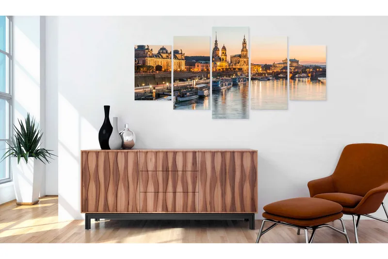 Tavla Dresden Germany 100X50 Flerfärgad - Artgeist sp. z o. o. - Inredning & dekor - Tavlor & konst - Canvastavla