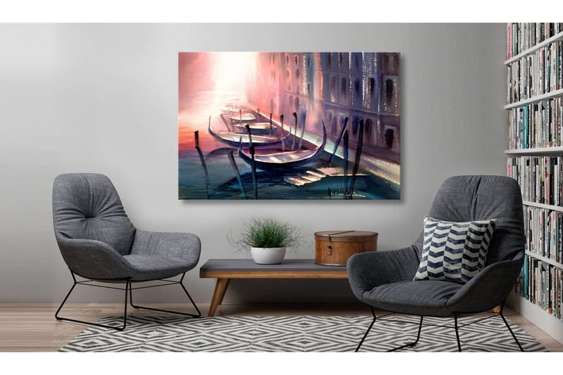 Tavla Early Morning in Venice 90x60 - Artgeist sp. z o. o. - Inredning & dekor - Tavlor & konst - Canvastavla