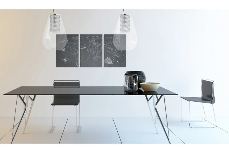 Tavla Efter Fotspår Columbus 120x60 - Artgeist sp. z o. o. - Inredning & dekor - Tavlor & konst - Canvastavla