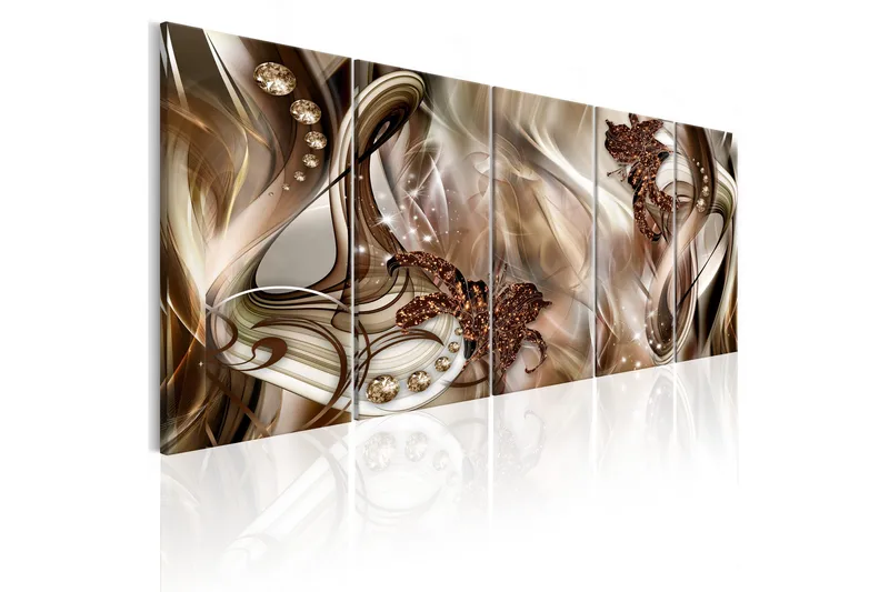 Tavla Elegant Shells 225X90 Flerfärgad|Vit - Artgeist sp. z o. o. - Inredning & dekor - Tavlor & konst - Canvastavla