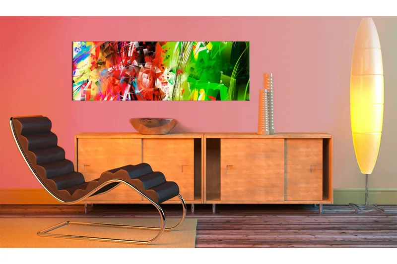 Tavla Elementära Former 120x40 - Artgeist sp. z o. o. - Inredning & dekor - Tavlor & konst - Canvastavla