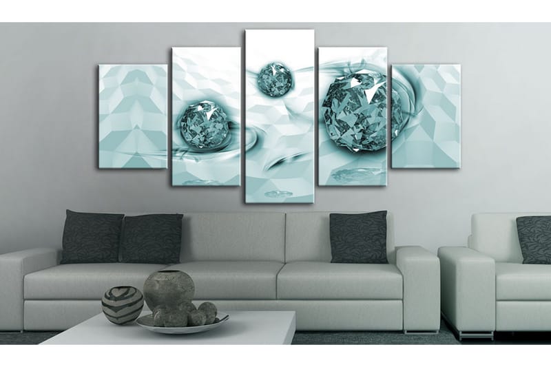 Tavla Embedded In Turquoise 200x100 - Artgeist sp. z o. o. - Inredning & dekor - Tavlor & konst - Canvastavla