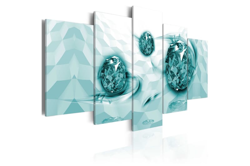 Tavla Embedded In Turquoise 200x100, Artgeist sp. z o. o.