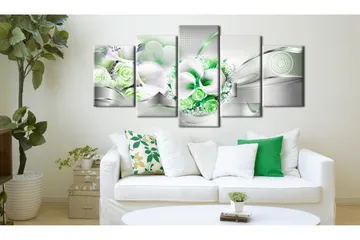 Tavla Emerald Bouquet 200x100 - Artgeist sp. z o. o. - Inredning & dekor - Tavlor & konst - Canvastavla