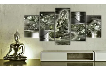 Tavla Emerald Budda 200x100 - Artgeist sp. z o. o. - Inredning & dekor - Tavlor & konst - Canvastavla