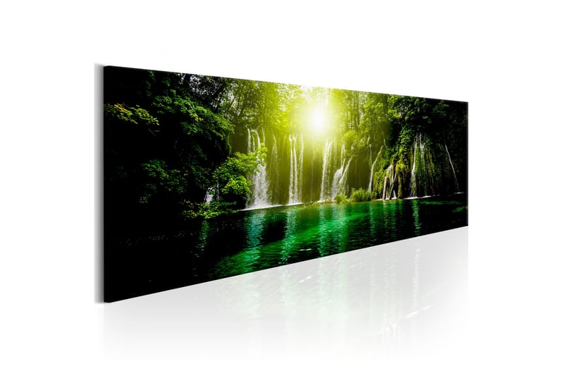 TAVLA Emerald Treasure 135x45 - Artgeist sp. z o. o. - Inredning & dekor - Tavlor & konst - Canvastavla