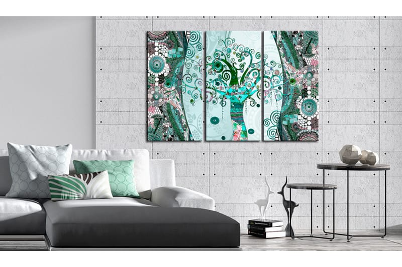 Tavla Emerald Tree 90x60 - Artgeist sp. z o. o. - Inredning & dekor - Tavlor & konst - Canvastavla