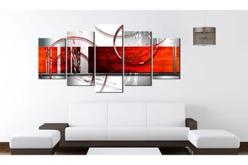 Tavla Emphasis Red Theme 100x50 - Artgeist sp. z o. o. - Inredning & dekor - Tavlor & konst - Canvastavla