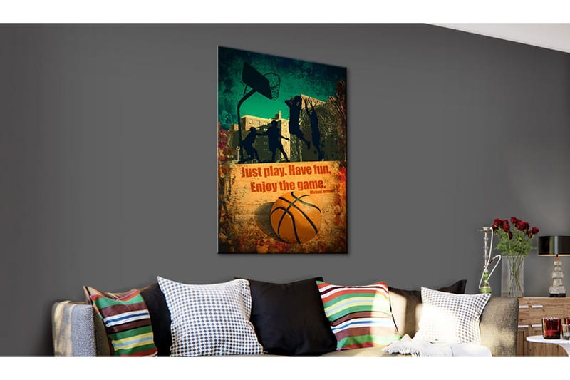 Tavla Enjoy The Game 60x90 - Artgeist sp. z o. o. - Inredning & dekor - Tavlor & konst - Canvastavla