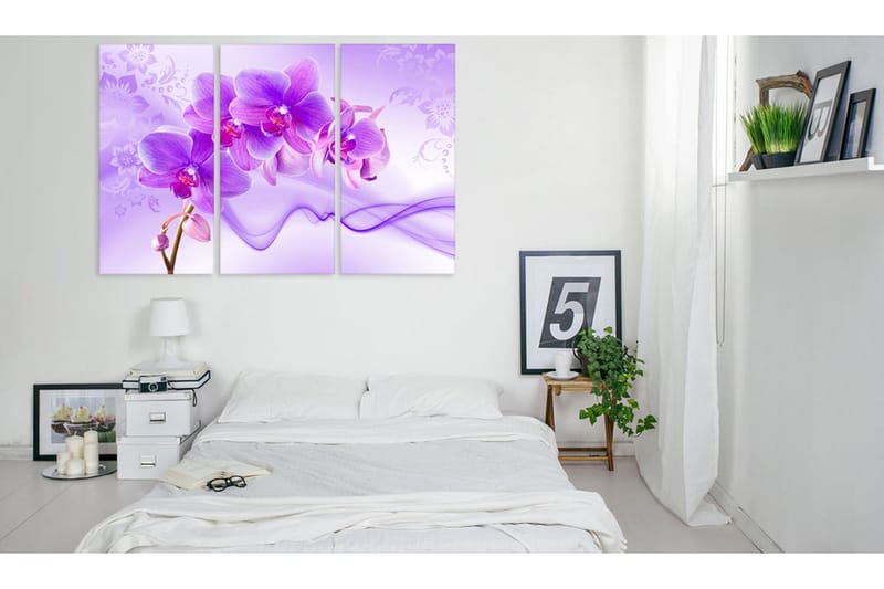 Tavla Ethereal Orchid Violet 60x40 - Artgeist sp. z o. o. - Inredning & dekor - Tavlor & konst - Canvastavla
