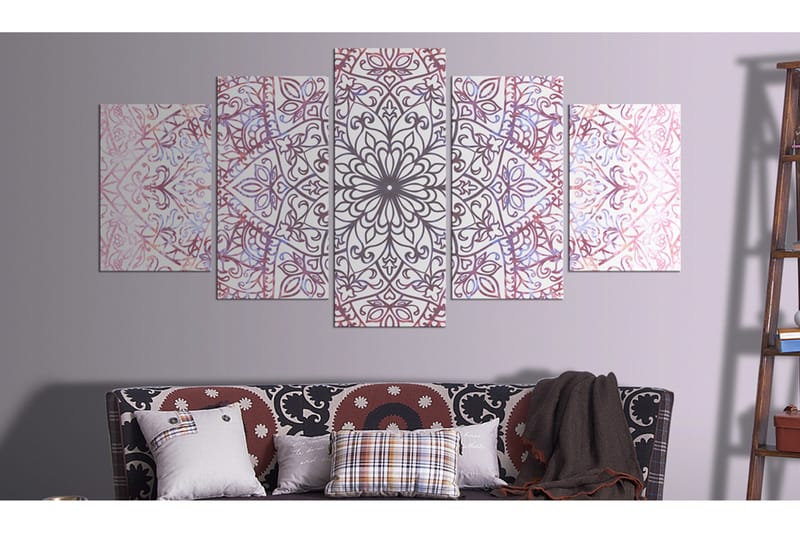 Tavla Ethnic Perfection 200X100 Röd|Flerfärgad - Artgeist sp. z o. o. - Inredning & dekor - Tavlor & konst - Canvastavla