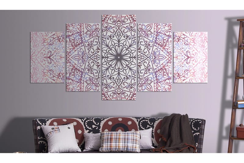 Tavla Ethnic Perfection 200X100 Röd|Flerfärgad - Artgeist sp. z o. o. - Inredning & dekor - Tavlor & konst - Canvastavla