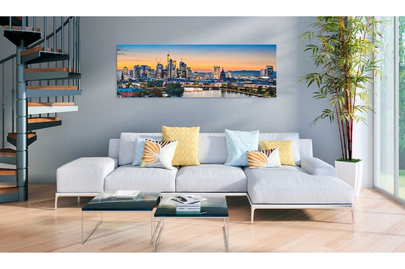 Tavla Evening In Frankfurt VALUE_MISSING_3 150x50 - Inredning & dekor - Tavlor & konst - Canvastavla