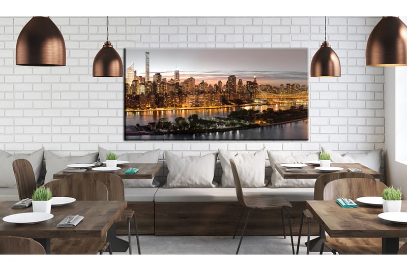 TAVLA Evening Manhattan 120x60 - Artgeist sp. z o. o. - Inredning & dekor - Tavlor & konst - Canvastavla