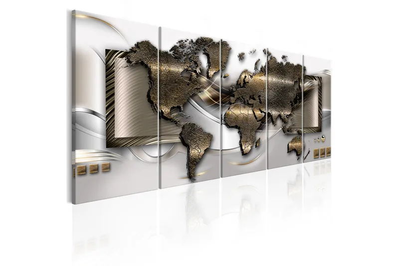 Tavla Exclusive Map 200x80, Artgeist sp. z o. o.