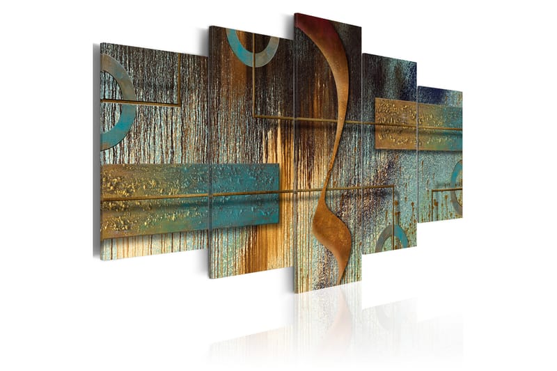 Tavla Exotic Note 100X50 Flerfärgad, Artgeist sp. z o. o.