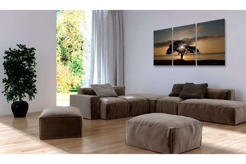 Tavla Extraordinary Nature 120X60 Beige|Svart Landskap - Artgeist sp. z o. o. - Inredning & dekor - Tavlor & konst - Canvastavla