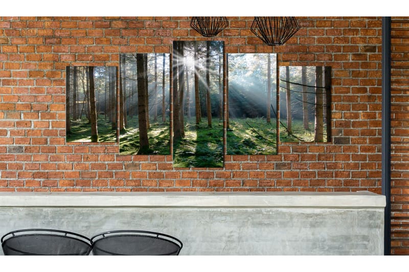 Tavla Fairytale Forest 100x50 - Artgeist sp. z o. o. - Inredning & dekor - Tavlor & konst - Canvastavla