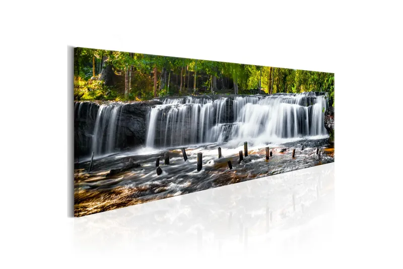 Tavla Fairytale Waterfall 135x45, Artgeist sp. z o. o.