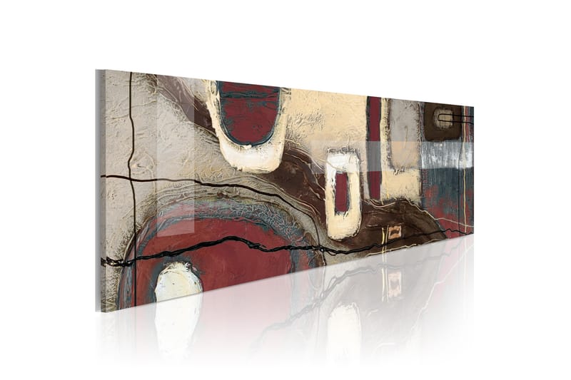 TAVLA Fancy rektanglar 135x45 - Artgeist sp. z o. o. - Inredning & dekor - Tavlor & konst - Canvastavla