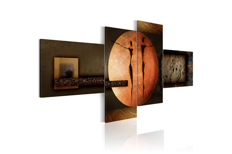 Tavla Färger Av Jorden 100X45 Brun|Vit, Artgeist sp. z o. o.