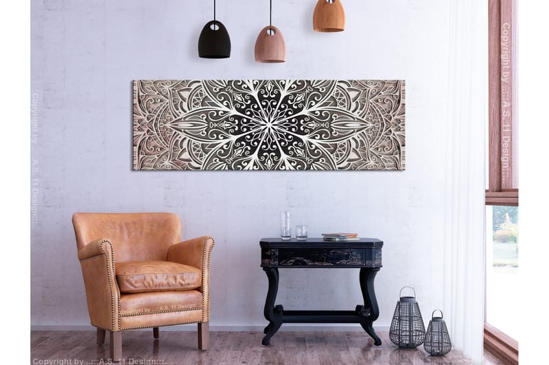 Tavla Feathers (1 Part) Pink Narrow 120x40