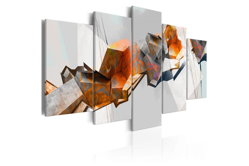 Tavla Fiery Blocks 200x100, Artgeist sp. z o. o.