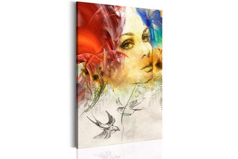 Tavla Fiery Lady 80x120 cm