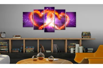 Tavla Flames Of Love 100x50 - Artgeist sp. z o. o. - Inredning & dekor - Tavlor & konst - Canvastavla