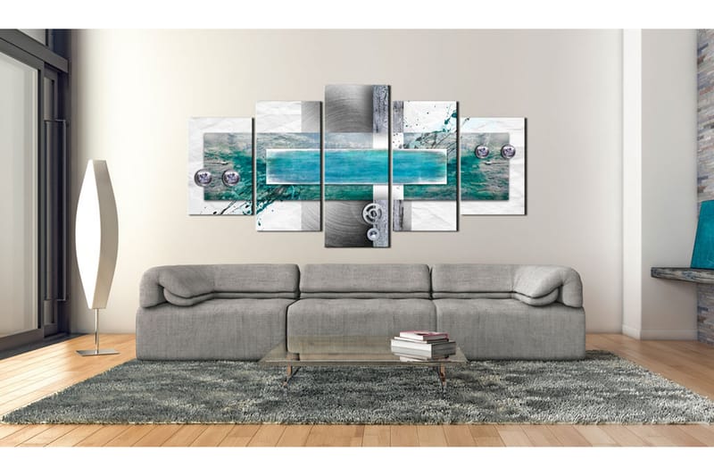 Tavla Flood Tide 200X100 Vit - Artgeist sp. z o. o. - Inredning & dekor - Tavlor & konst - Canvastavla