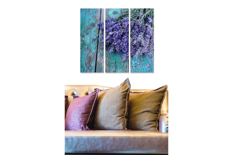 Tavla Floral 3-Pack Flerfärgad 20X50 - 20x50 cm - Inredning & dekor - Tavlor & konst - Canvastavla