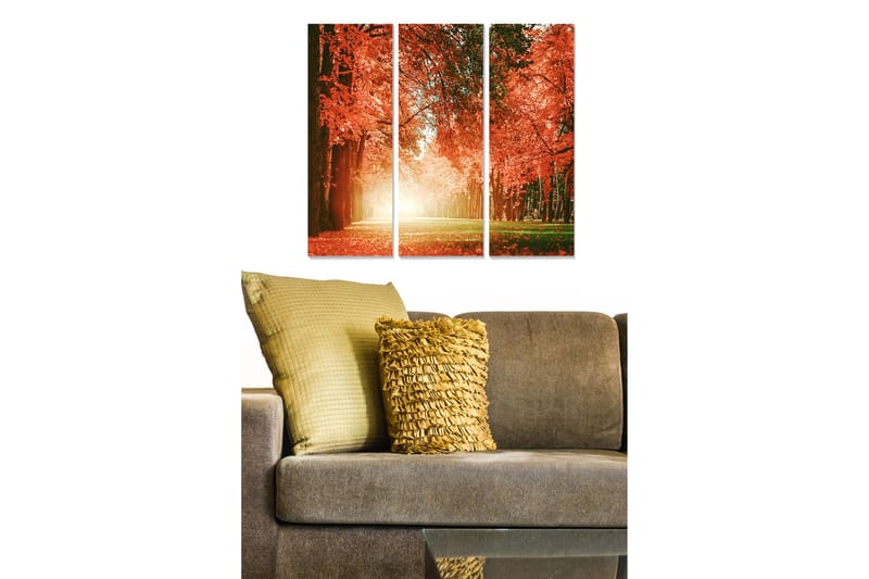 Tavla Floral 3-Pack Flerfärgad 20X50 Cm - 20x50 cm - Inredning & dekor - Tavlor & konst - Canvastavla